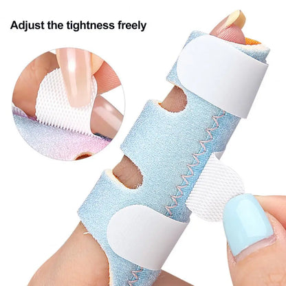 Gatillo férula para dedo, soporte de fijación ajustable para enderezar esguince, dislocación, liberación, Corrector de alivio del dolor, soporte para el cuidado saludable