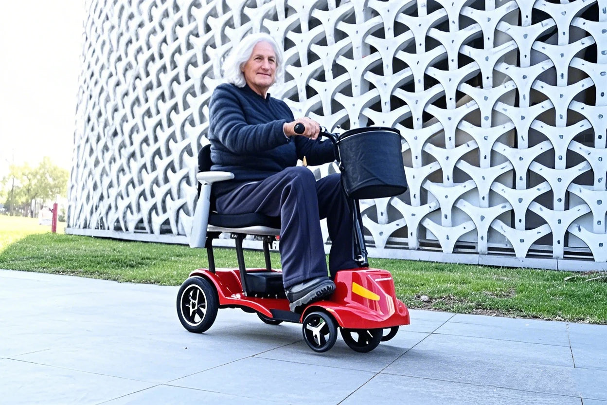 Silla de Ruedas Eléctrica Plegable de Aleación de Magnesio – Ultraligera y Compacta