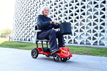 Silla de Ruedas Eléctrica Plegable de Aleación de Magnesio – Ultraligera y Compacta