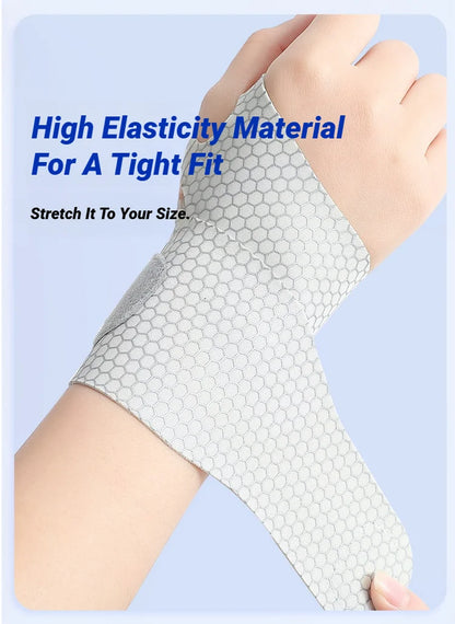 Correa de muñeca ultrafina ajustable para esguinces, alivio del dolor, soporte transpirable para gimnasio, ejercicio, artritis, tendinitis, túnel carpiano