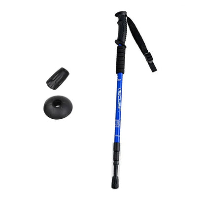 Bastones de Trekking de aleación de aluminio, ultraligeros, ajustables, antideslizantes, bastones nórdicos para caminar, bastones de senderismo para adultos, Alpenstocks telescópicos