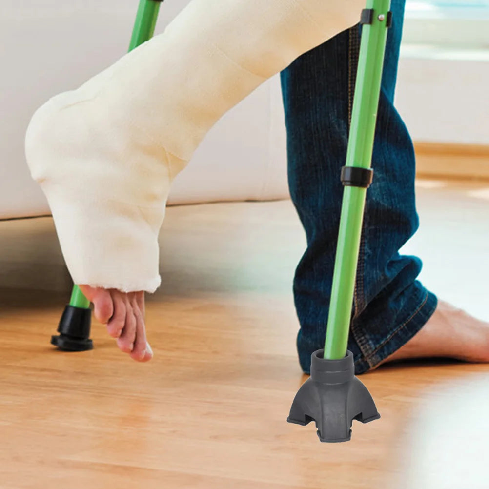 Almohadillas de Trekking, puntas de bastón para caminar, muleta de goma, puntas de goma de repuesto para bastones, cubiertas antideslizantes para bastón, accesorios de senderismo, 2 uds.