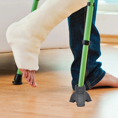 Almohadillas de Trekking, puntas de bastón para caminar, muleta de goma, puntas de goma de repuesto para bastones, cubiertas antideslizantes para bastón, accesorios de senderismo, 2 uds.
