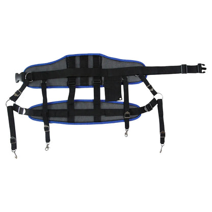 Chaleco de pesca con cinturón de cintura, chaleco de mar con hombros descubiertos y espalda para Kit de pesca de carpa de pie
