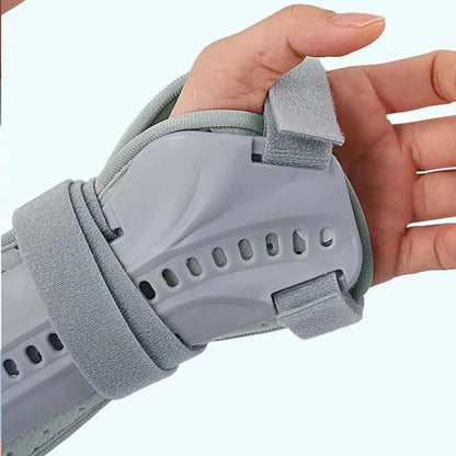 Correa fija para muñeca de doble cara, Protector de férula ajustable y transpirable, férula gruesa estable