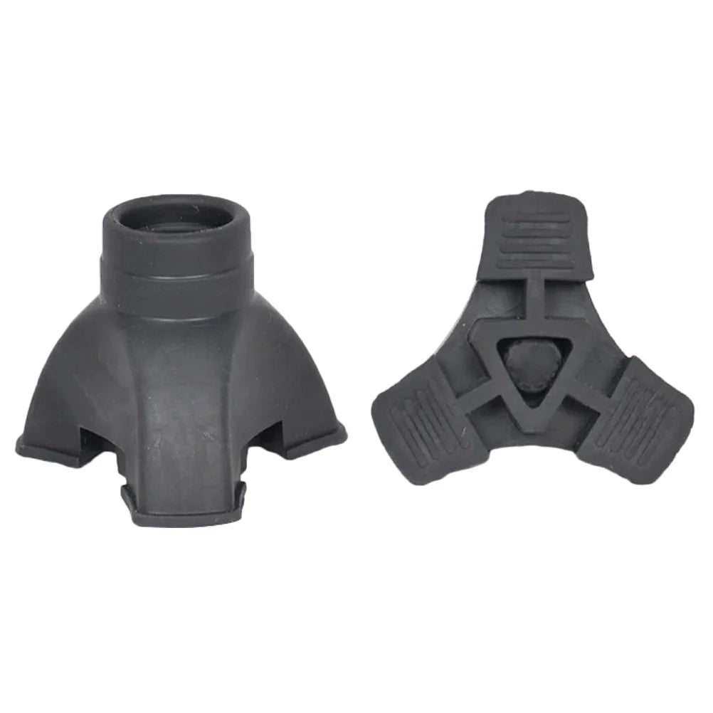 Almohadillas de Trekking, puntas de bastón para caminar, muleta de goma, puntas de goma de repuesto para bastones, cubiertas antideslizantes para bastón, accesorios de senderismo, 2 uds.
