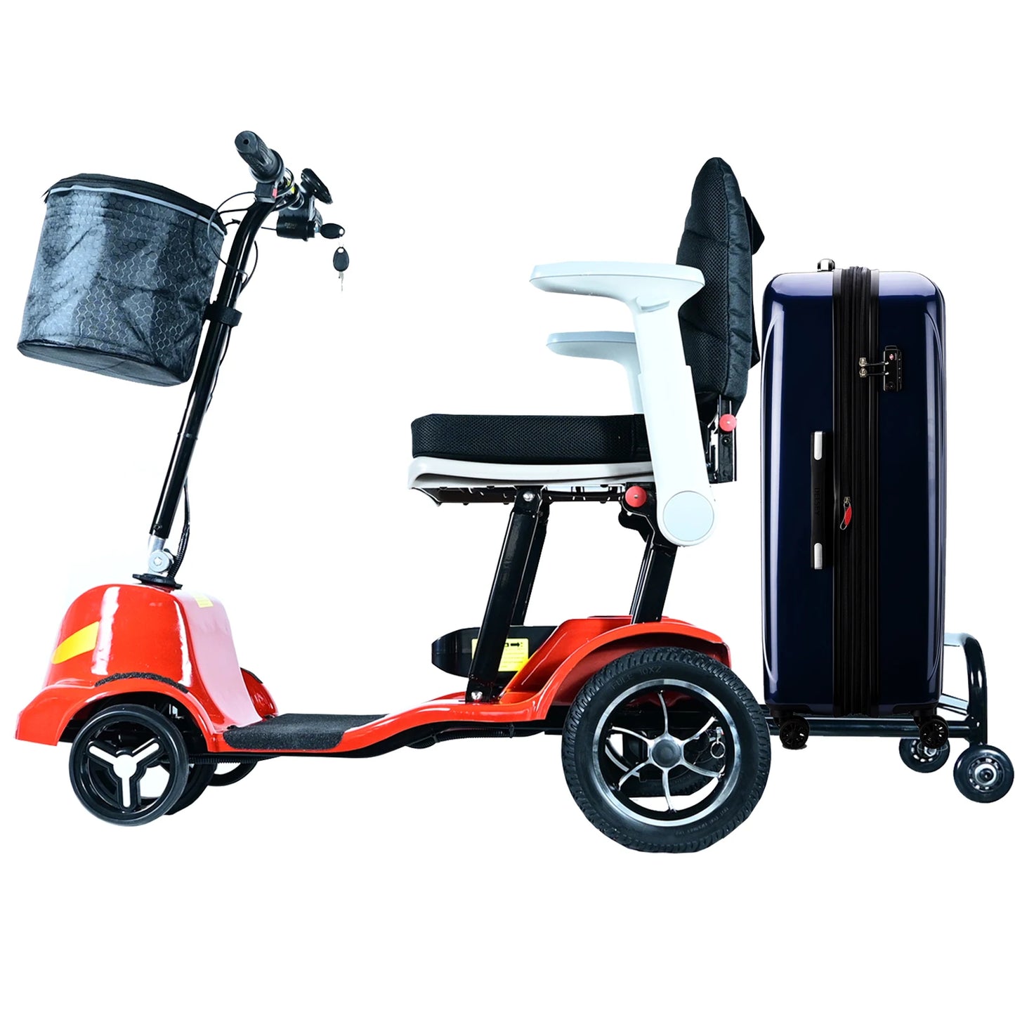 Silla de Ruedas Eléctrica Plegable de Aleación de Magnesio – Ultraligera y Compacta