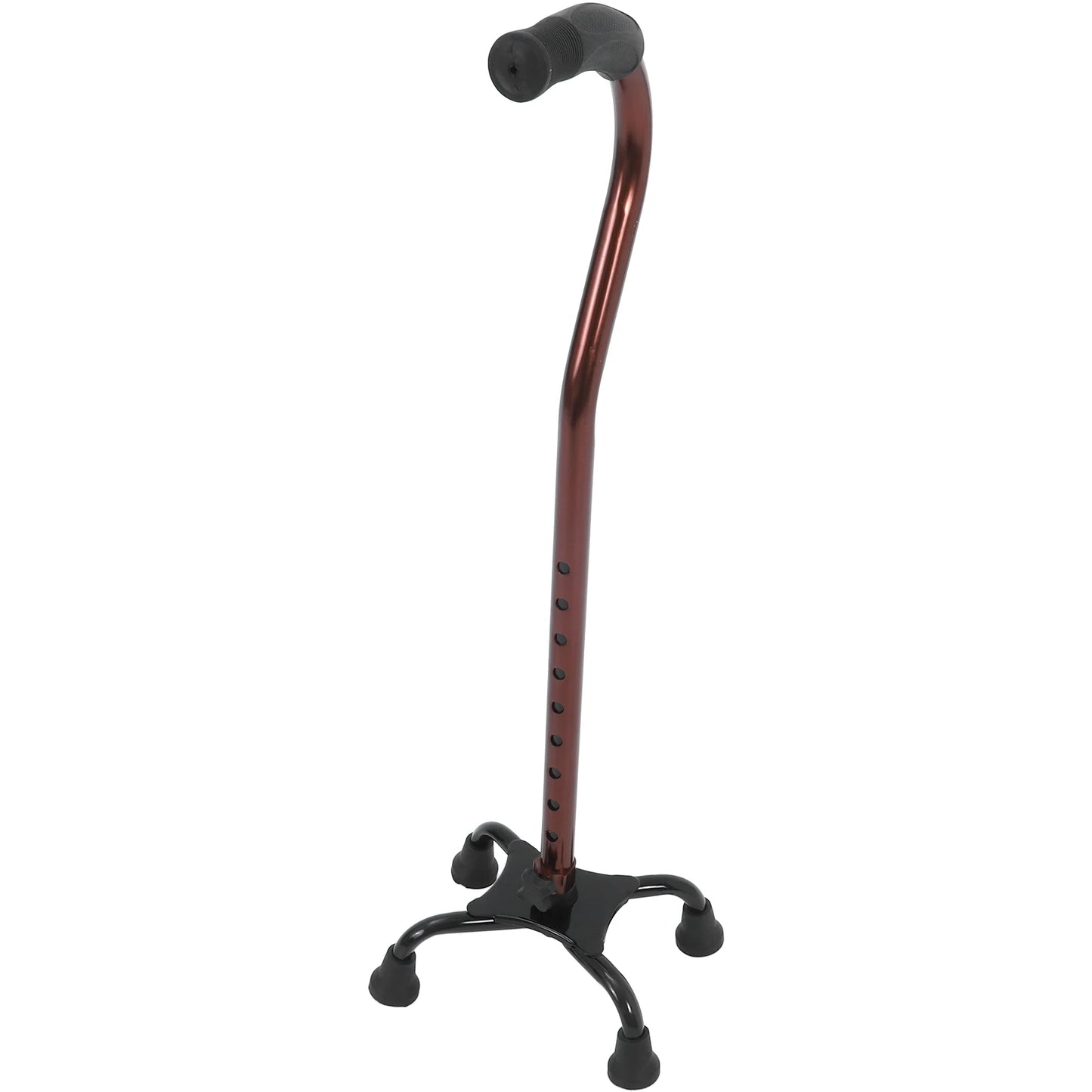 Bastón de soporte de cuatro patas, bastón para caminar de aleación de aluminio, muletas de Metal para personas mayores, personas discapacitadas, actividades al aire libre