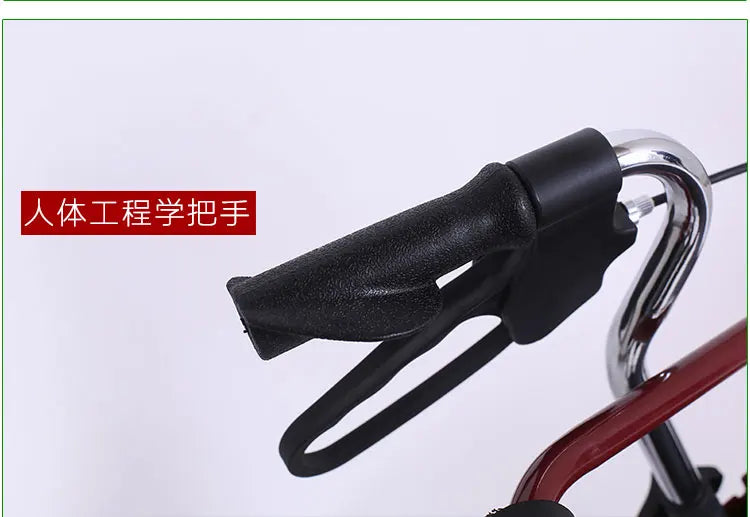 Bastón-sillón Plegable para Personas Mayores | Ligero, Portátil y Seguro, carrito de movilidad para comestibles, mango ajustable de 4 posiciones, respaldo de liberación rápida, ayuda para caminar en colapso 3s, freno ergonómico ‌