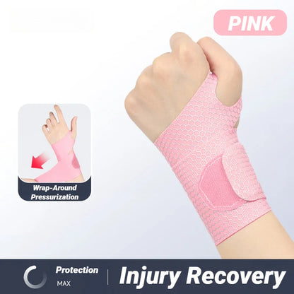 Correa de muñeca ultrafina ajustable para esguinces, alivio del dolor, soporte transpirable para gimnasio, ejercicio, artritis, tendinitis, túnel carpiano