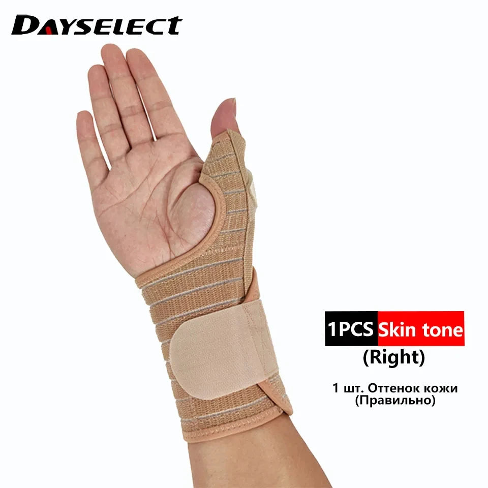 Protector de muñeca para hombre y mujer, muñequera transpirable para esguince, antebrazo, gimnasio, Crossfit, túnel Carpiano, 1 unidad