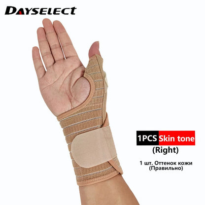 Protector de muñeca para hombre y mujer, muñequera transpirable para esguince, antebrazo, gimnasio, Crossfit, túnel Carpiano, 1 unidad