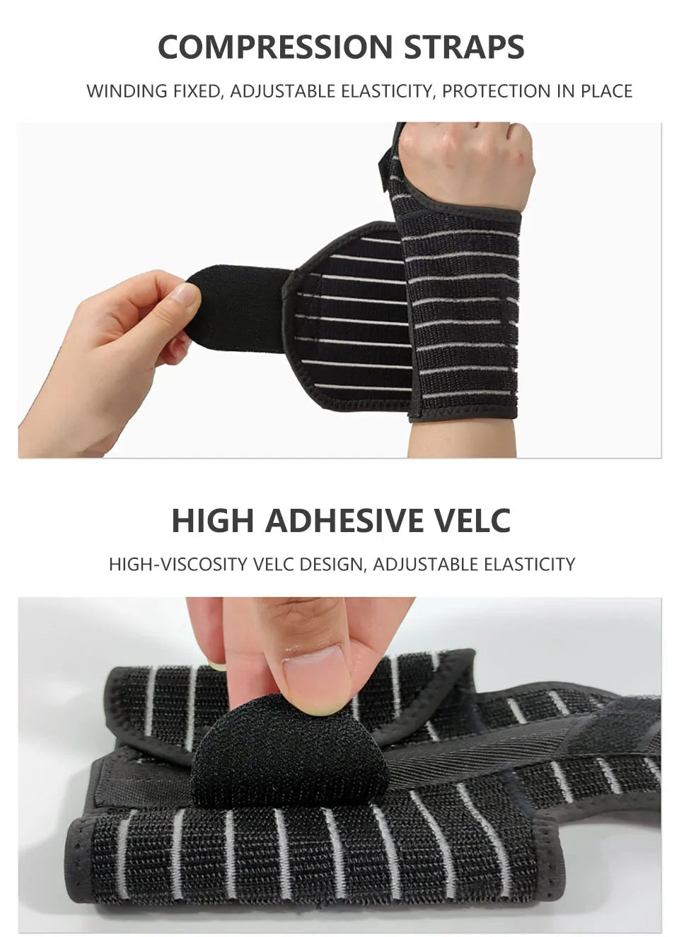 Protector de muñeca para hombre y mujer, muñequera transpirable para esguince, antebrazo, gimnasio, Crossfit, túnel Carpiano, 1 unidad