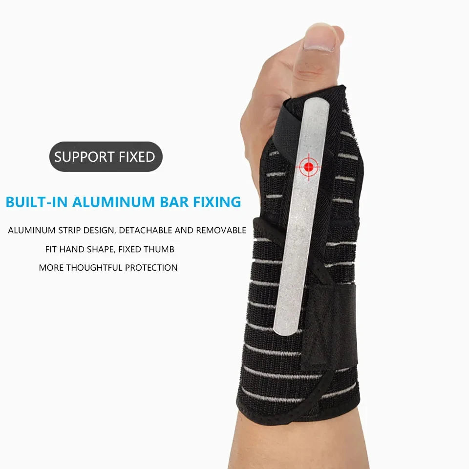 Protector de muñeca para hombre y mujer, muñequera transpirable para esguince, antebrazo, gimnasio, Crossfit, túnel Carpiano, 1 unidad