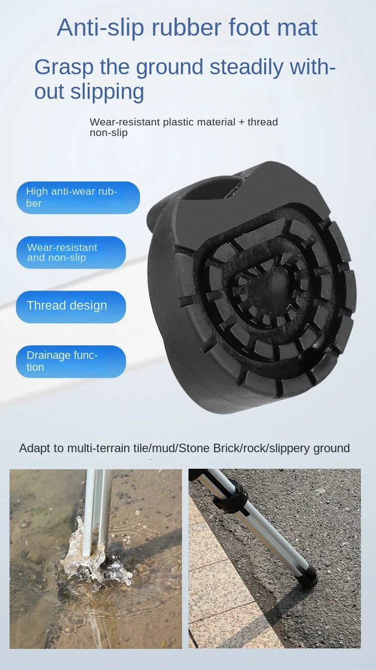 Bastón con asiento, bastón multifuncional plegable, ligero, carga conveniente, muletas de 120 kg con taburete para personas mayores, caminar, senderismo