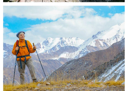 2 uds bastones nórdicos Trek Pole telescópico Alpenstock 7075 aleación de aluminio muleta de tiro Senderismo bastón para caminar senderismo