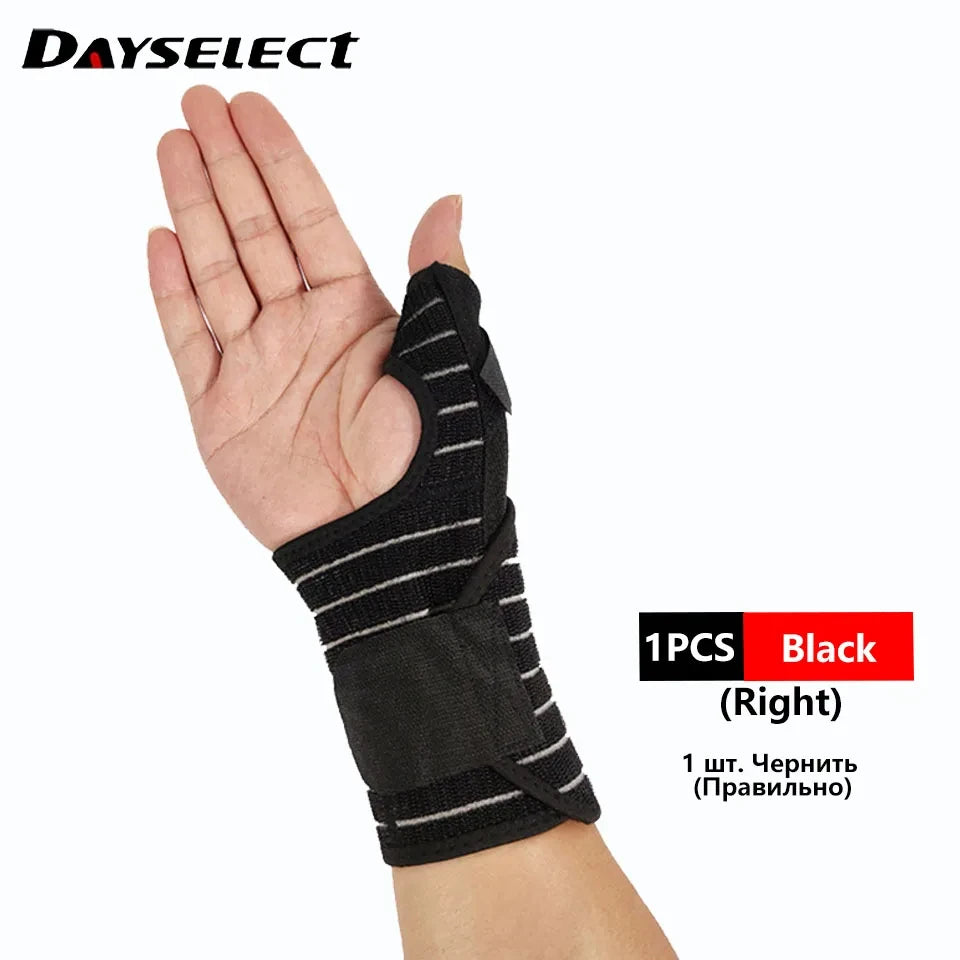 Protector de muñeca para hombre y mujer, muñequera transpirable para esguince, antebrazo, gimnasio, Crossfit, túnel Carpiano, 1 unidad