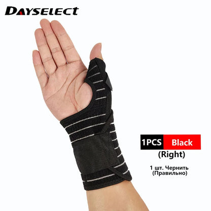 Protector de muñeca para hombre y mujer, muñequera transpirable para esguince, antebrazo, gimnasio, Crossfit, túnel Carpiano, 1 unidad