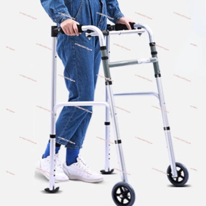 Carrito de compras para ancianos, muletas auxiliares para caminar, puede sentarse y plegar el coche de caña para caminar, soporte para viajes