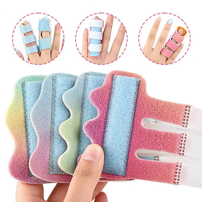Gatillo férula para dedo, soporte de fijación ajustable para enderezar esguince, dislocación, liberación, Corrector de alivio del dolor, soporte para el cuidado saludable