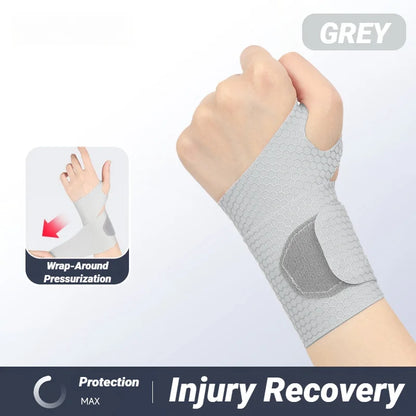 Correa de muñeca ultrafina ajustable para esguinces, alivio del dolor, soporte transpirable para gimnasio, ejercicio, artritis, tendinitis, túnel carpiano