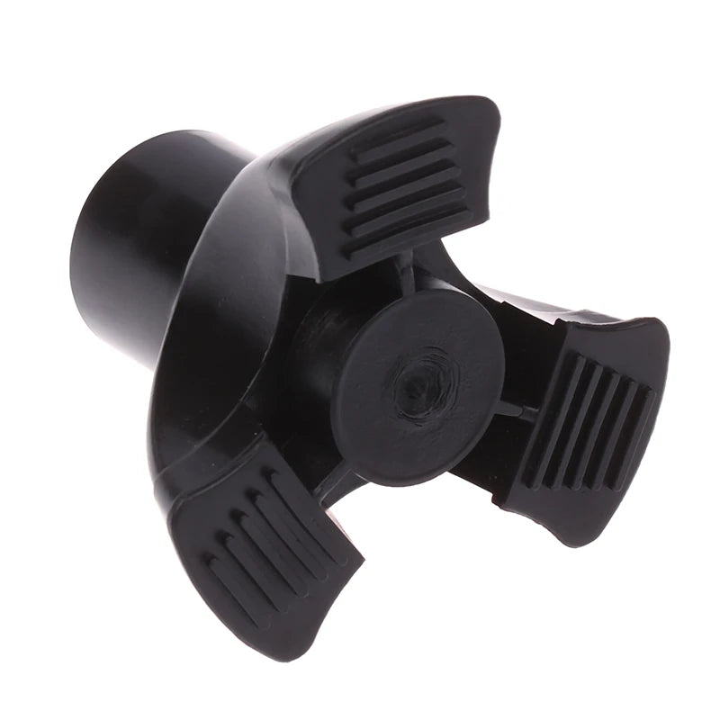 Palo para caminar, extremo de trípode, punta de bastón de goma autoportante, goma antideslizante, puntas de muleta de 19mm, accesorios de muletas inferiores, 1 ud.