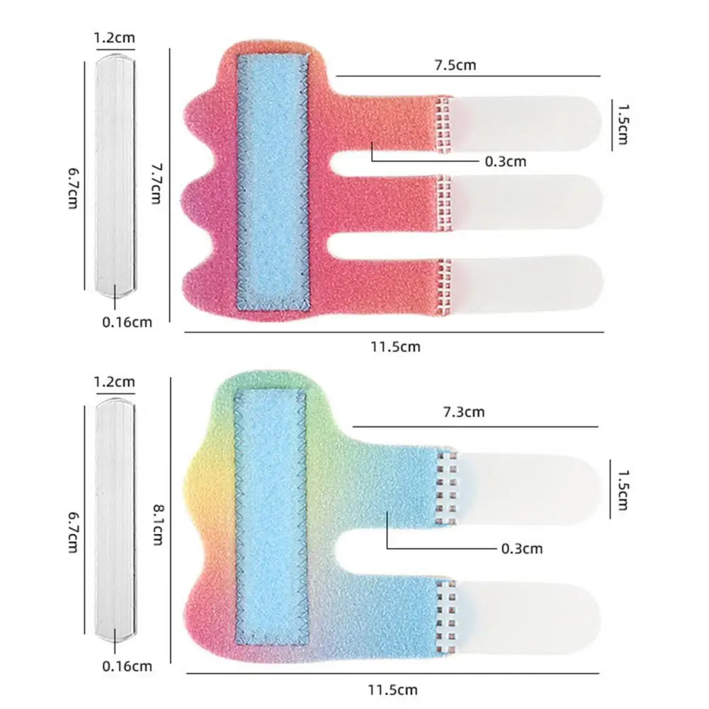 Gatillo férula para dedo, soporte de fijación ajustable para enderezar esguince, dislocación, liberación, Corrector de alivio del dolor, soporte para el cuidado saludable