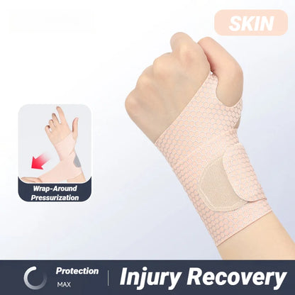 Correa de muñeca ultrafina ajustable para esguinces, alivio del dolor, soporte transpirable para gimnasio, ejercicio, artritis, tendinitis, túnel carpiano