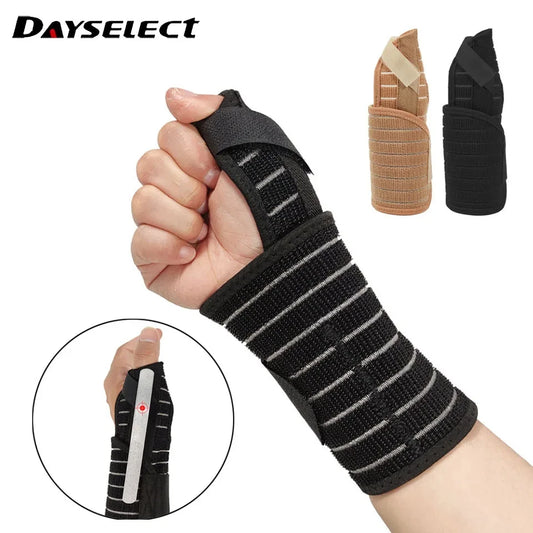 Protector de muñeca para hombre y mujer, muñequera transpirable para esguince, antebrazo, gimnasio, Crossfit, túnel Carpiano, 1 unidad