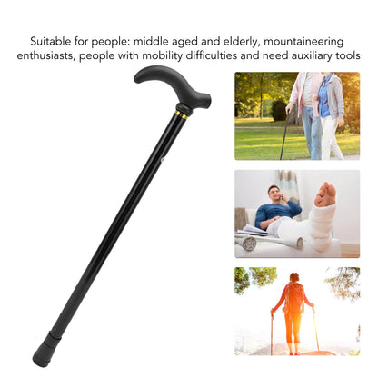 Bastones plegables ajustables para ancianos, bastón para caminar, muletas para madres y padres mayores
