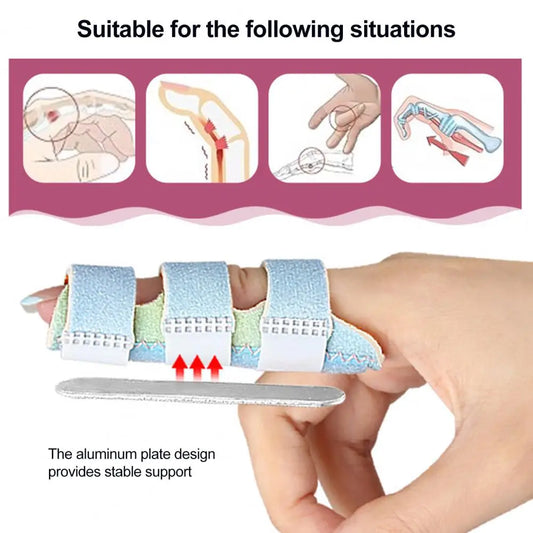Gatillo férula para dedo, soporte de fijación ajustable para enderezar esguince, dislocación, liberación, Corrector de alivio del dolor, soporte para el cuidado saludable