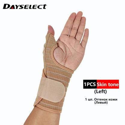 Protector de muñeca para hombre y mujer, muñequera transpirable para esguince, antebrazo, gimnasio, Crossfit, túnel Carpiano, 1 unidad