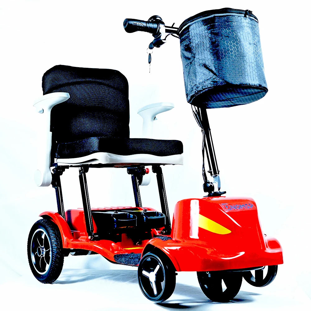 Silla de Ruedas Eléctrica Plegable de Aleación de Magnesio – Ultraligera y Compacta