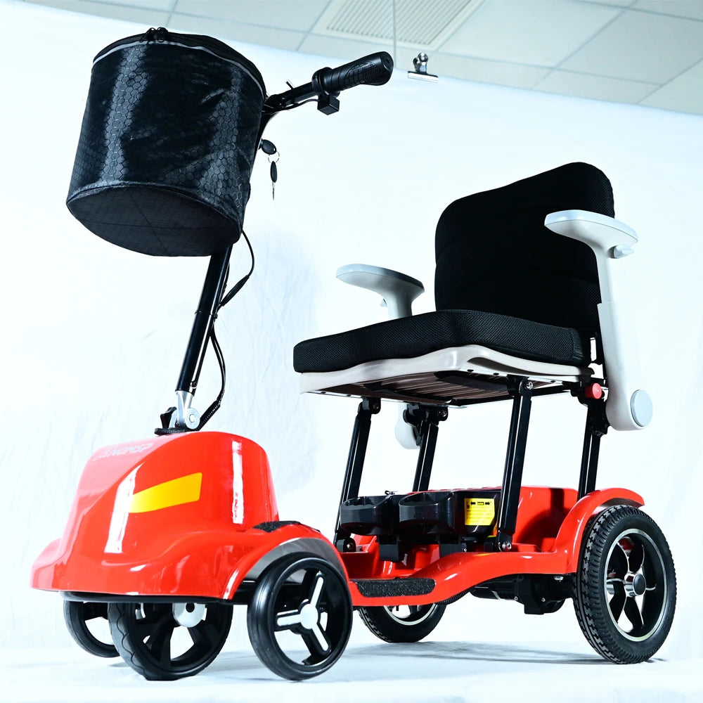 Silla de Ruedas Eléctrica Plegable de Aleación de Magnesio – Ultraligera y Compacta