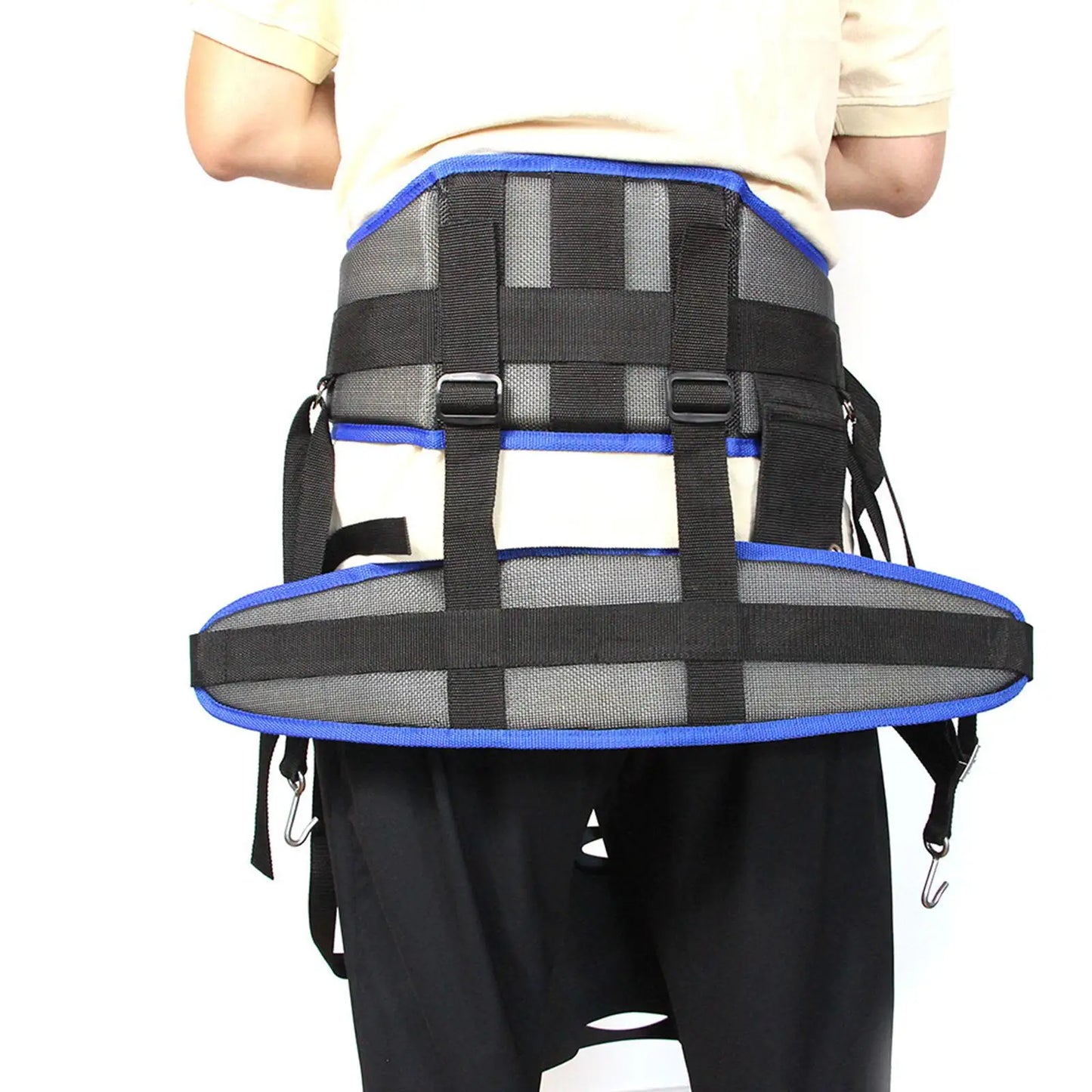 Chaleco de pesca con cinturón de cintura, chaleco de mar con hombros descubiertos y espalda para Kit de pesca de carpa de pie