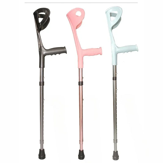 Bastón plegable de aluminio ultraligero ‌   Bastón de trekking ajustable con correa de cuero y punta antideslizante Personal de senderismo ligero