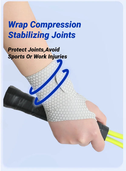 Correa de muñeca ultrafina ajustable para esguinces, alivio del dolor, soporte transpirable para gimnasio, ejercicio, artritis, tendinitis, túnel carpiano