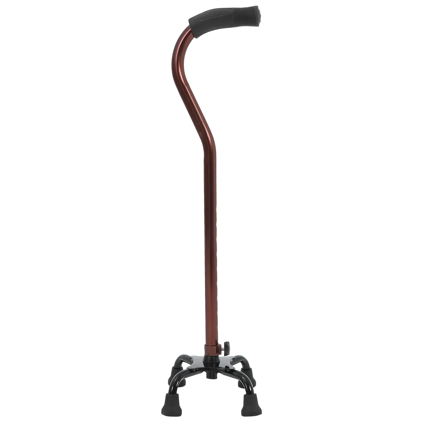 Bastón de soporte de cuatro patas, bastón para caminar de aleación de aluminio, muletas de Metal para personas mayores, personas discapacitadas, actividades al aire libre