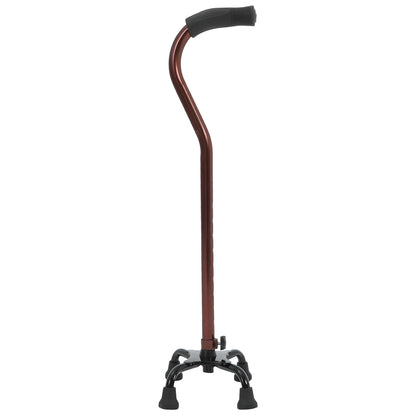 Bastón de soporte de cuatro patas, bastón para caminar de aleación de aluminio, muletas de Metal para personas mayores, personas discapacitadas, actividades al aire libre