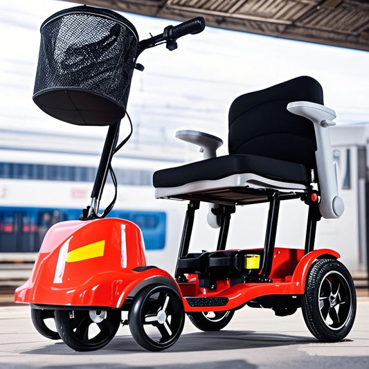 Silla de Ruedas Eléctrica Plegable de Aleación de Magnesio – Ultraligera y Compacta